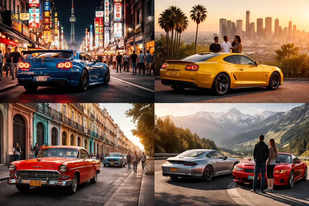 Les différentes cultures automobiles à travers le monde